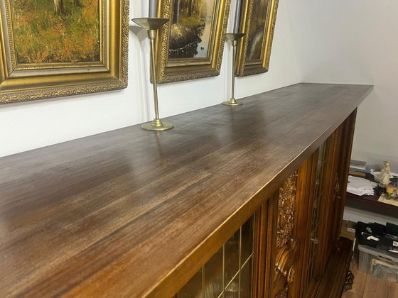 Image 1 of Mobile da soggiorno Wilhelm Albrecht in legno massello, antico