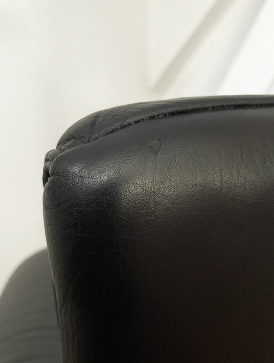 Image 1 of De Sede DS2011 zwarte leren bank