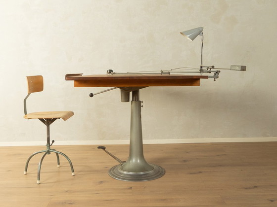 Tekentafel uit de jaren 50, Domkraft AB Nike Eskilstuna – Bureau, Metal, Wood (photo 4 of 17)