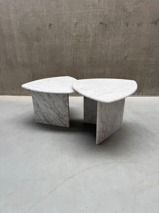 Image 1 of Vintage Carrara marmeren mimiset - salontafels