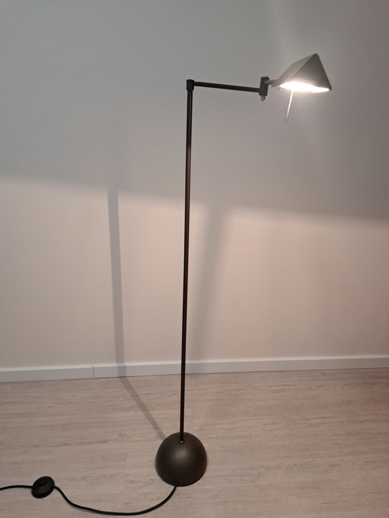 Image 1 of Lampada da terra vintage Soelken, lampada da lettura notarile anni '70