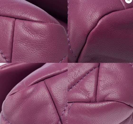 Image 1 of Borsa CHANEL Chanel 19 in cuoio viola - 101548