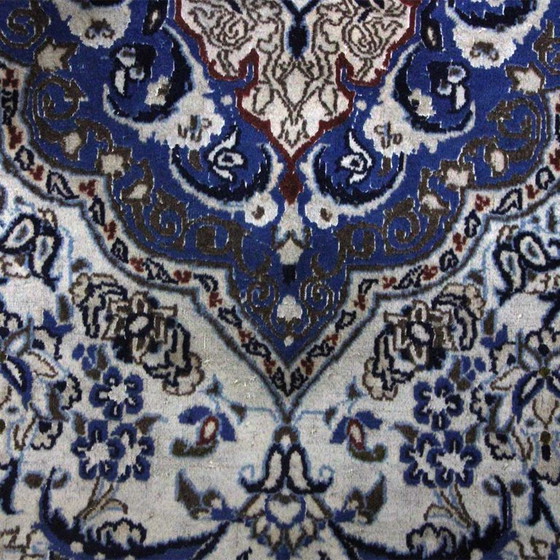 Image 1 of Handgeknoopt Perzisch tapijt Nain Patina 330x231