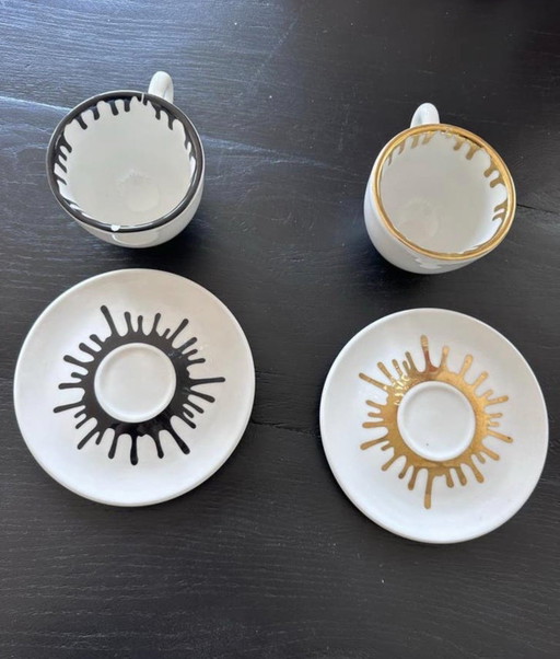Illy design coffee cups 160ml from the Art Collection 2020, designed by Ai Weiwei.