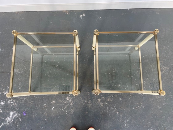 Image 1 of Set di tavolini in stile Regency, anni '70, Francia.