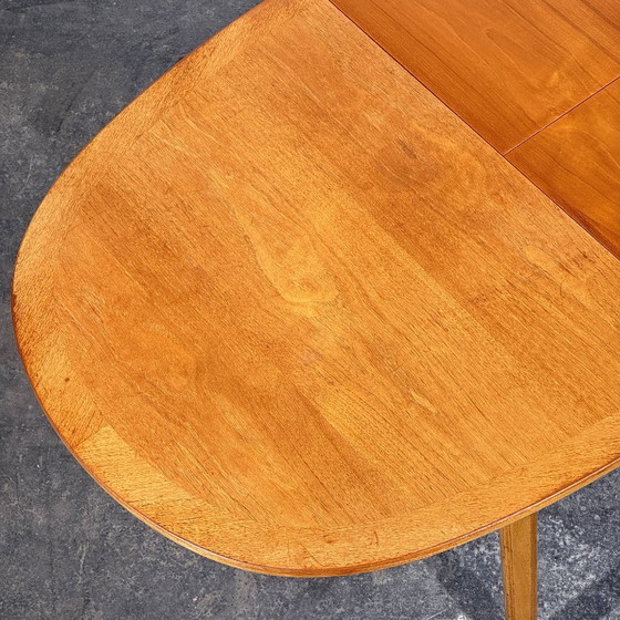 Nathan Extendable Oval Dining Table, 1960s – Wood (photo 12 of 13)