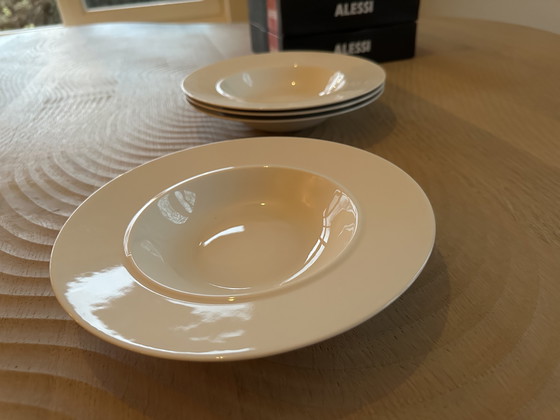 Image 1 of Alessi - La Bella Tavola - 4 Soup Plates - NEW -