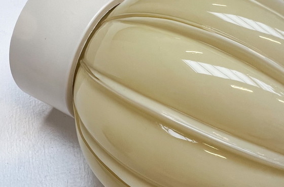 Image 1 of Lampada da soffitto a coste Art Déco di Thabur, anni '40