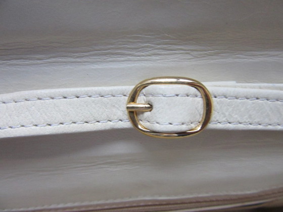 Image 1 of Vintage leren schoudertas/clutch, gemaakt in Italië (gesigneerd Ferdinand)