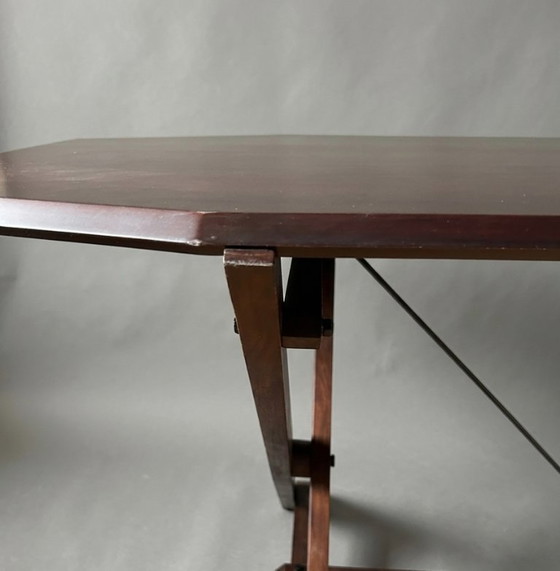 Image 1 of Tl2 Cavalletto tafel in palissanderhout, Franco Albini voor Poggi