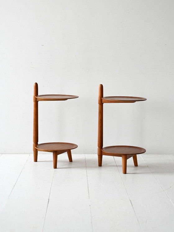 Image 1 of Paar dänische Nachttische von Edmund Jørgensen