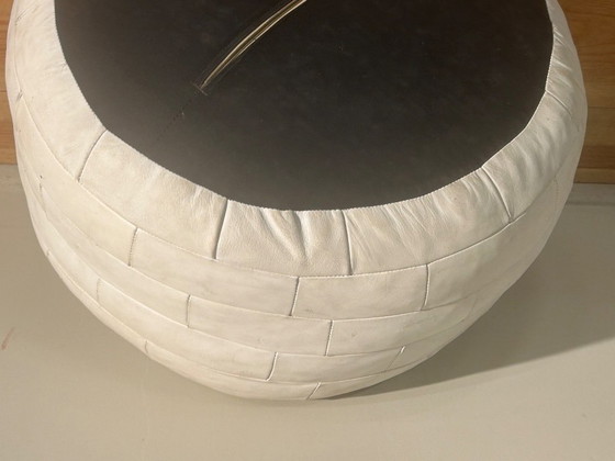 Image 1 of Vintage patchwork poef seventies