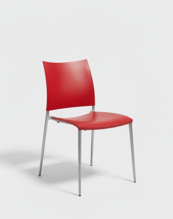 Image 1 of Lote de 4 Chaises Design Italien - Desalto "Sand" (Pocci & Dondoli)