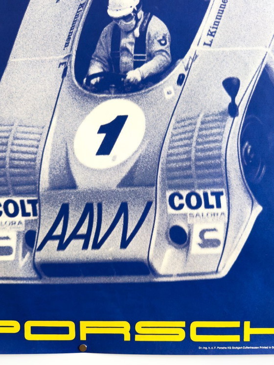 Image 1 of Interserie Keimola Porsche 1972 Póster Original | Plakat | Gran Premio de Finlandia Triumph | Motorsport Modernism | 76 × 102 cm