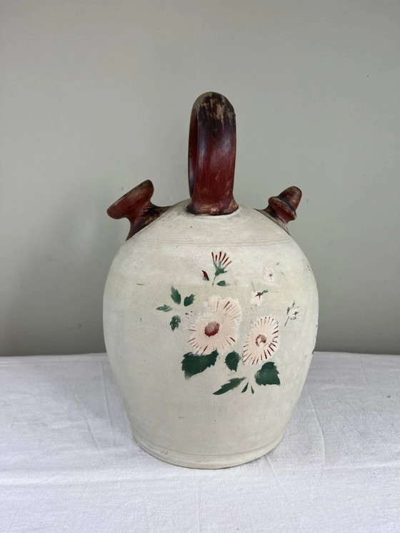 Brocca in gres decorata – Bicchieri e caraffe, Porcelain, Rustic (photo 2 of 8)