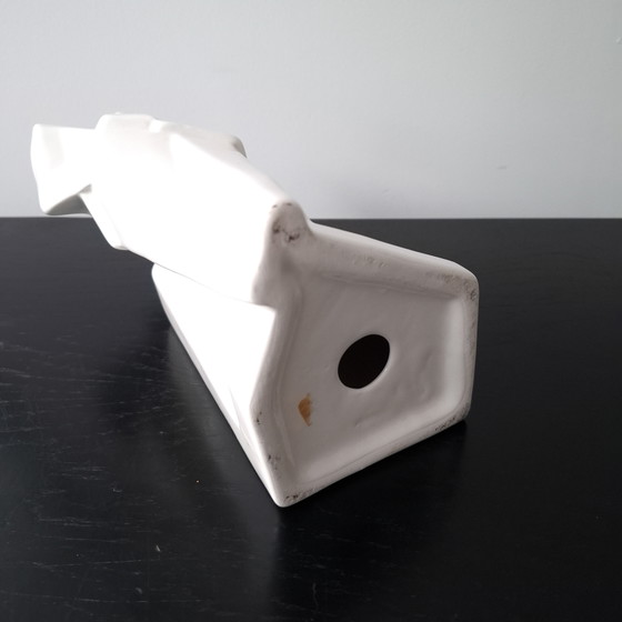 Image 1 of Vintage abstract Rick sculpture 80s post modern