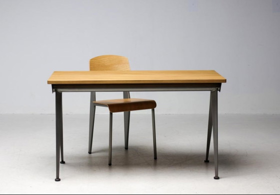 Jean Prouvé Direction Desk “Compass” Limited Edition – RAW Steel & Natural Oak | Vitra – Dining tables, Wood (photo 11 of 12)