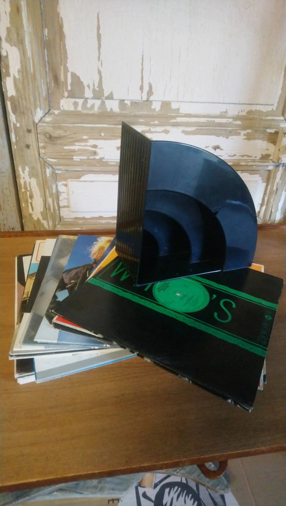 Kunststof „Crayonne“ vinylhouder circa 70/80 – Tijdschriftenrek, Plastic, Vintage (photo 13 of 16)