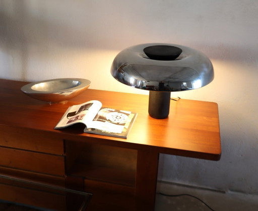 Vintage 1970s "Circa" mushroom design table lamp by Lumenform