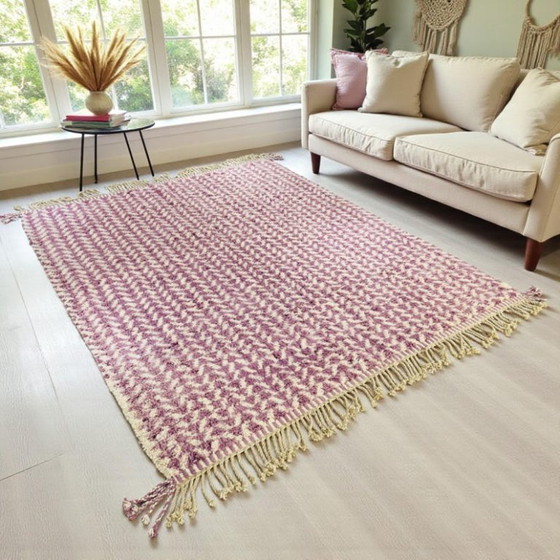 Grand Tapis Bérbere Ambachtelijk 400cmx300cm – Vloerkleden en tapijten, Cotton (photo 7 of 8)