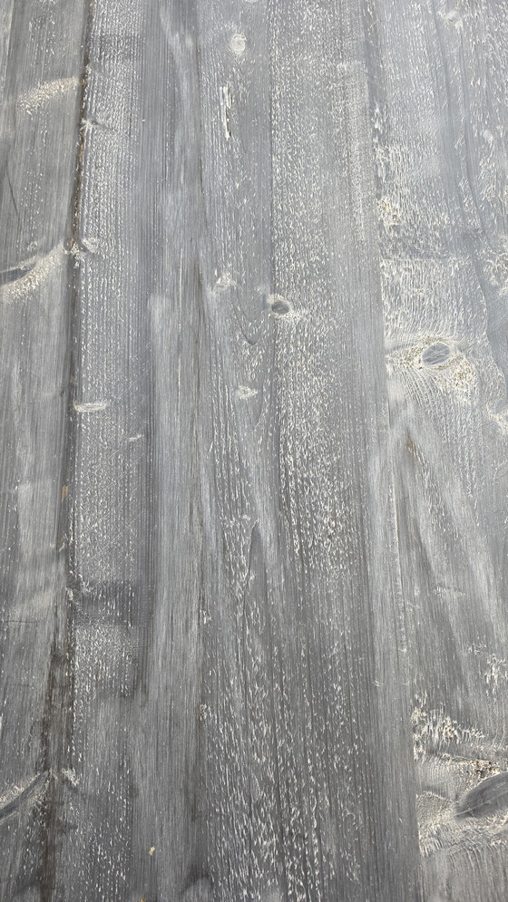 Image 1 of Großer Esstisch mit Holzplatte – 300 x 98,5 cm