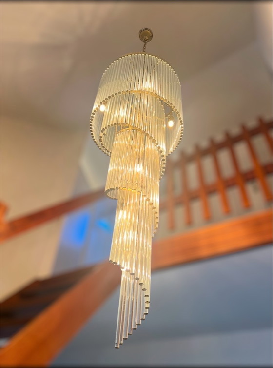 Image 1 of Spectacular and very rare Palme Chandelier