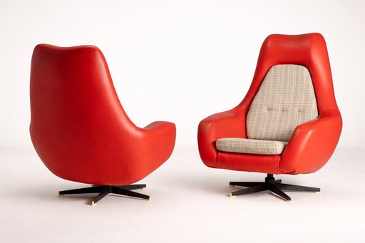 Coppia di poltrone, anni '70, Cecoslovacchia