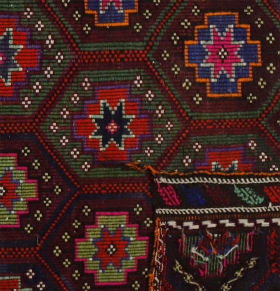 Large Vintage Anatolian Yoruk Kilim 306 × 185 cm – Handwoven Wool Rug – Rugs & carpets (photo 11 of 11)