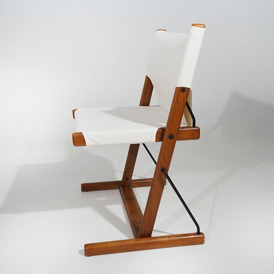 Eight “Nina and Santa Maria” Chairs by Piero De Martini for Cassina, 1970s – Dining chairs, Textile (photo 10 of 15)