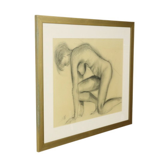 Image 1 of Kohlezeichnung einer nackten Frau