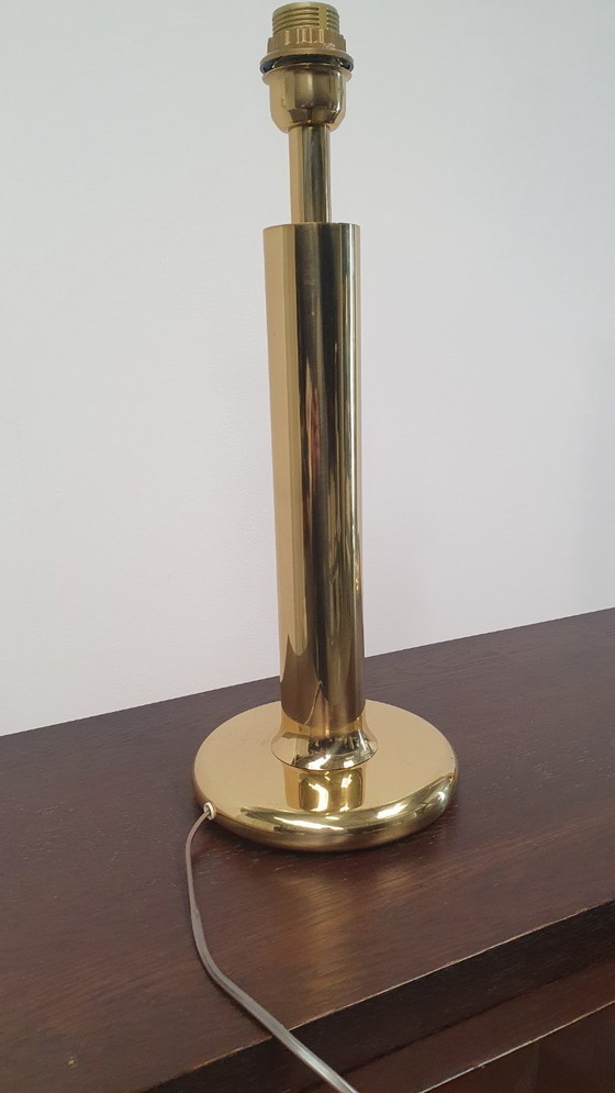 Image 1 of 2x XL brass table lamp Baulmann Leuchten, regency 80's