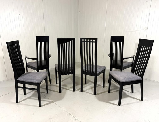 Image 1 of 6 sillas de comedor Tonon Italy de Wolf Schmidt Bandelow, década de 1980