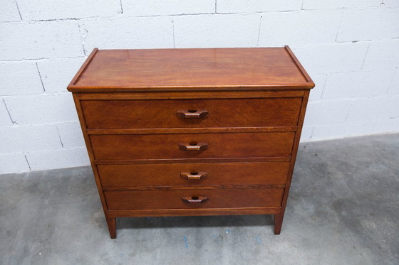 Image 1 of 1960s chest of drawers with 4 drawers