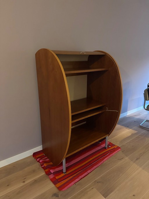 Kast rolluik danois du Mid Century