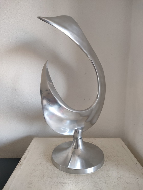 Image 1 of Design modernist aluminum abstract sculpture