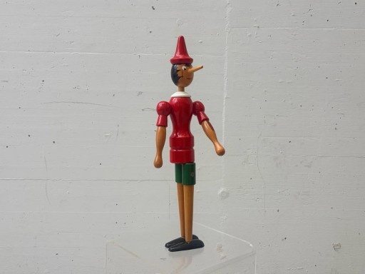Pinocchio wooden figure, 1950s