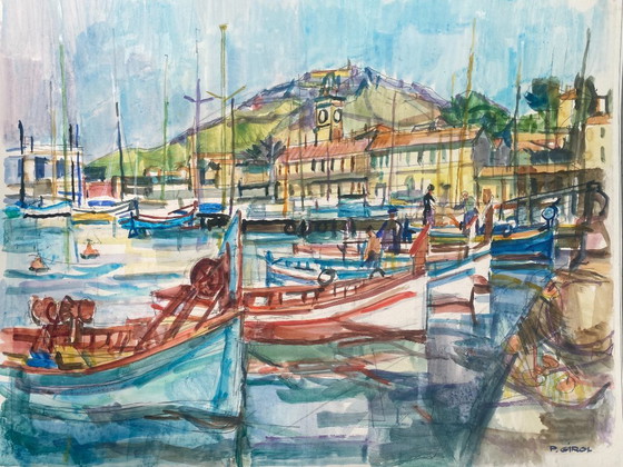 Image 1 of Acuarela sobre papel de Paul Girol