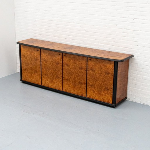 Credenza in radica italiana anni '80