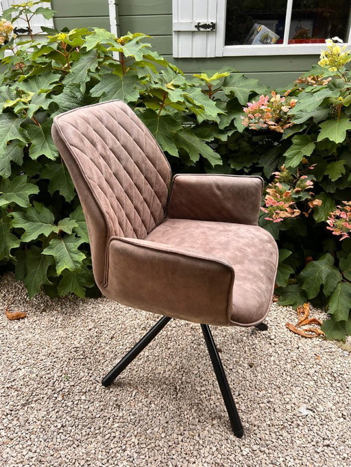 Sechs moderne Esszimmerstühle - Lederoptik - neuwertig