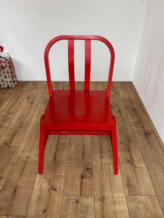 Image 1 of Ikea PS 1999 Sedie Rosse Set di 4