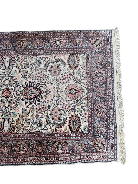 Image 1 of Tappeto Ghoum in seta annodato a mano 95x152cm