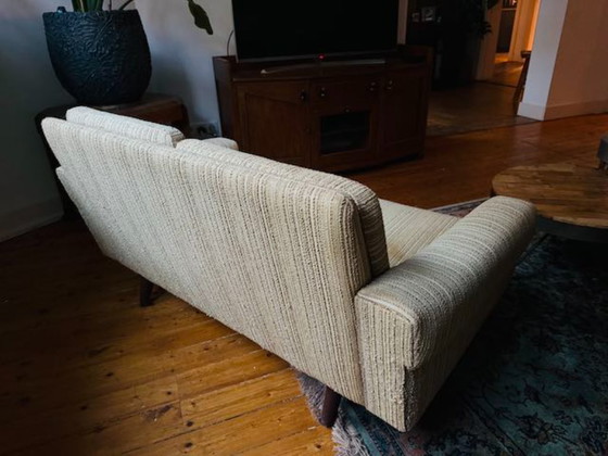 Divano 2 posti vintage anni '50 – Divani 2 posti, Tessile, Legno (photo 3 of 5)