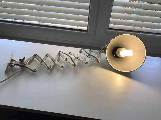 Vintage industrial scissor lamp | wall lamp | 60s/70s | loft | industrial | E27 – Wall lights, Metal (photo 3 of 5)