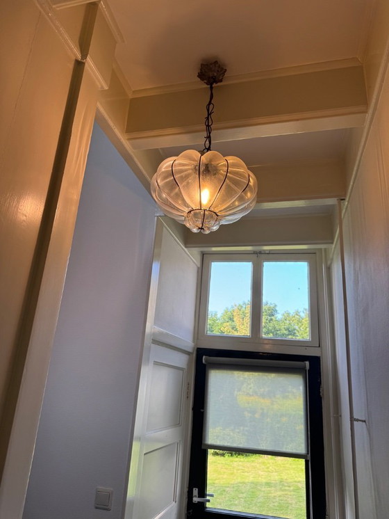 Image 1 of Lampada a sospensione a gabbia veneziana