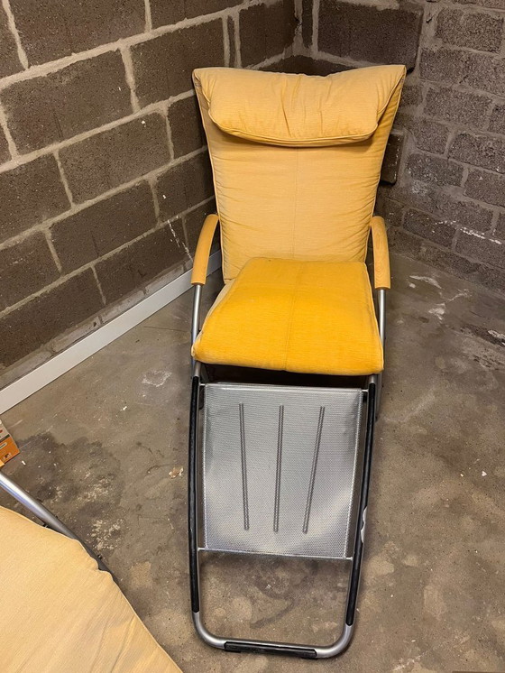 Image 1 of Tumbona de tela Bonaldo Swing Plus (conjunto)