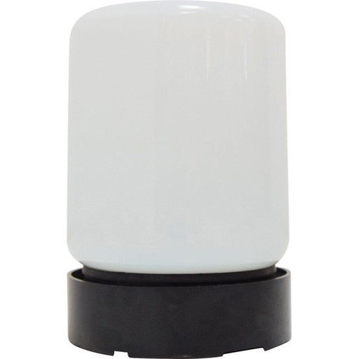 Vintage plafondlamp of wandlamp in melkglas en bakeliet, Tsjecho-Slowakije 1970