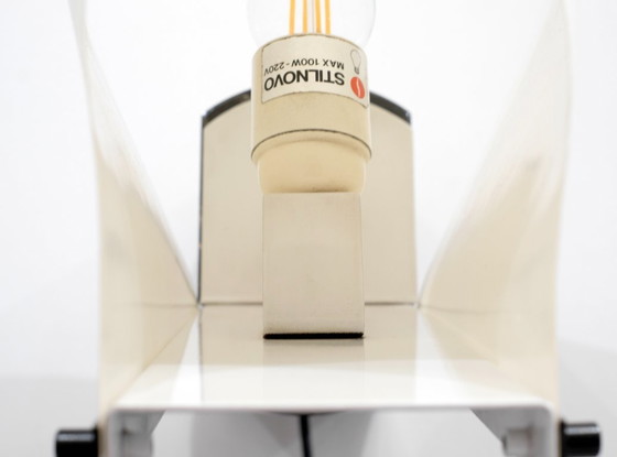 Image 1 of Lampe de table en marbre pour Stilnovo, Italie, années 1970s.