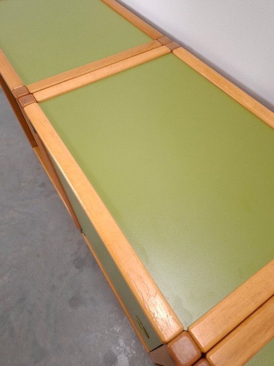 Design Flötotto Profilsystem Mobile modulare – 4 parti – Faggio verde, Mobile 1 – Credenze, Glass, Wood (photo 22 of 24)