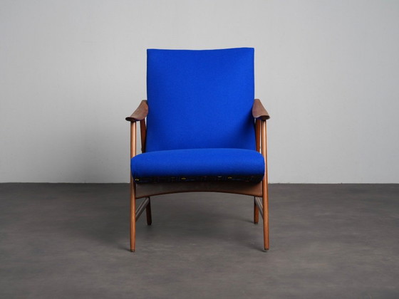 Fauteuil Scandinave Moderne, Danemark, années 1960 – Wool, Vintage (photo 2 of 9)