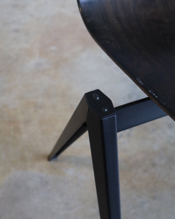 Image 1 of 8x Chaise de passager vintage Galvanitas S22